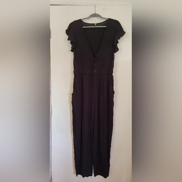 Free People Black Jumpsuit - Picture 5 of 10